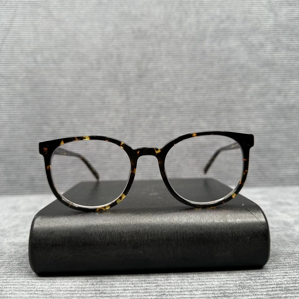Warby Parker Gillian M 302 Tortoise Shell Y2K Eyeglasses Frames 52-20-145 Unisex
